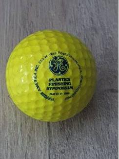 Vintage GE Plastics Golfbal - Symposium 1986