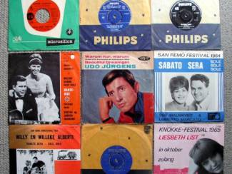 Grammofoon / Vinyl Songfestivals vinyl singles 1958 t/m 1991 &euro;3 p/s gebruikt