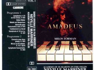 Cassettebandjes Neville Marriner Amadeus VOL 1 cassette 1984 9 nrs ZGAN