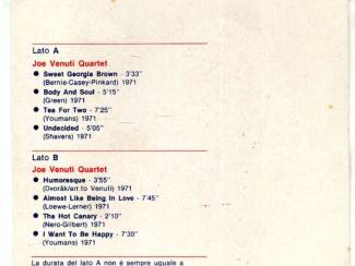 Cassettebandjes Joe Venuti Quartet I Giganti Del Jazz 23 cassette 1981 ZGAN