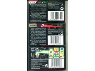 Cassettebandjes TDK D90 type I 3 verschillende cassettes NIEUW GESEALD