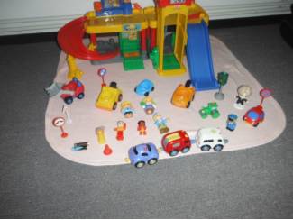 Speelgoed | Babyspeelgoed f p garage met geluiden en veel acc
