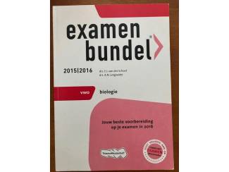 School- en Studieboeken Examenbundel Biologie VWO 2015/2016