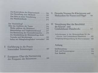 Buitenlandse Boeken Der Piano- und Fl&uuml;gelbau - Herbert Junghanns