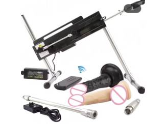 Stille nieuwe  120W sex Machine met dubbele bediening