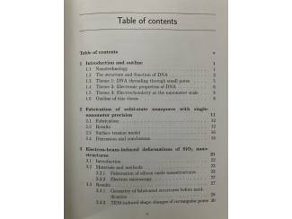School- en Studieboeken Single molecules experiments on DNA with novel silicon nano-