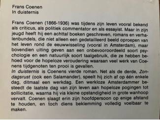 Literatuur In duisternis - Frans Coenen
