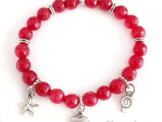 Armbanden Armbandenset van edelsteen en tibetaans