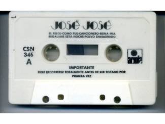 Cassettebandjes Jos&eacute; Jos&eacute; 2 cassettes &euro;3,50 per stuk 2 voor &euro;6 ZGAN