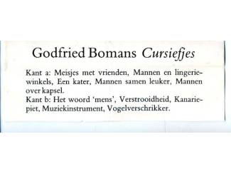 Cassettebandjes Godfried Bomans Cursiefjes 10 nrs cassette ZGAN