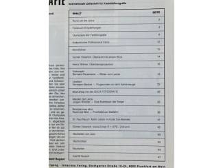 Tijdschriften Leica Fotografie International 1984 (prijs incl. verzend)