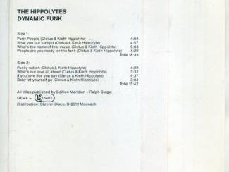 Cassettebandjes The Hippolytes &ndash; Dynamic Funk 8 nrs cassette 1980 ZGAN