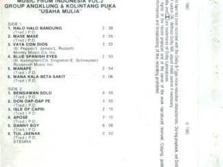 Cassettebandjes Group Angklung & Kolintang Puka "Usaha Mulia" &ndash; Angklung & Koli