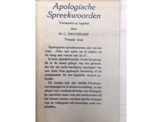 School- en Studieboeken Apologische Spreekwoorden - Dr. C. Kruyskamp