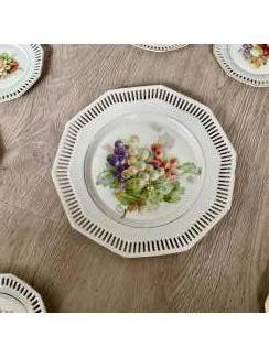 Keuken | Servies Schumann Bavaria (gebak)schoteltjes  + (gebak)schaal
