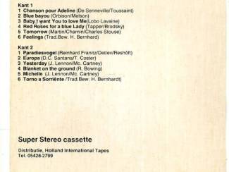 Cassettebandjes Orchestra Henk Bernhardt Plays Music for Millions 12 nrs ZGAN