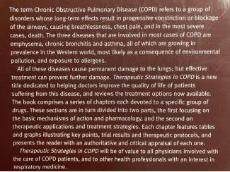 School- en Studieboeken Therapeutic Strategies in COPD - Volume 1 - M. Cazolla (prijs inc