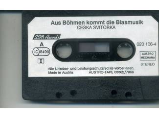 Cassettebandjes Aus B&ouml;hmen kommt die blasmusik Ceska Svitorka & Veselka 17 nrs Z