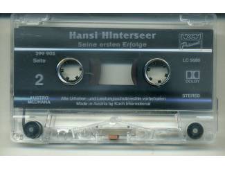 Cassettebandjes Hansi Hinterseer &ndash; Seine Ersten Erfolge 12 nrs cassette 1996 ZG