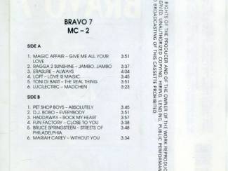 Cassettebandjes Diverse artiesten Bravo 7 MC 1 & 2 24 nrs 2 cassettes ZGAN