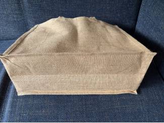 Merken en Reclamevoorwerpen Jute shopper met lussen Koopmans nieuw tas