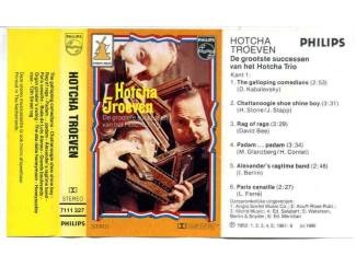 Cassettebandjes Hotcha Trio Troeven deel 1 & 2 24 nrs 2 cassettes 1980 ZGAN