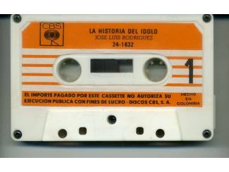 Cassettebandjes Jos&eacute; Luis Rodr&iacute;guez &ndash; La Historia Del Idolo 15 nrs cassette Z