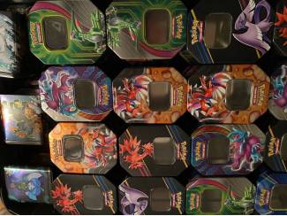 Pokemon nieuwe  tins (leeg) 1&euro; per stuk