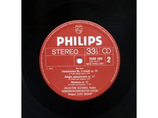 Grammofoon / Vinyl Bruch, Accardo, Gewandhaus Orchestra Leipzig, Kurt Masur LP