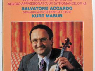 Grammofoon / Vinyl Bruch, Accardo, Gewandhaus Orchestra Leipzig, Kurt Masur LP