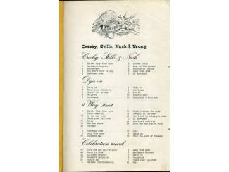 Boeken over Muziek Crosby Stills Nash & Young - Songbook 12 lp's 122 nummers
