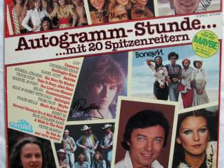 Grammofoon / Vinyl Autogramm-Stunde mit 20 Spitzenreitern LP 1979 ZGAN