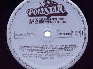 Grammofoon / Vinyl Autogramm-Stunde mit 20 Spitzenreitern LP 1979 ZGAN