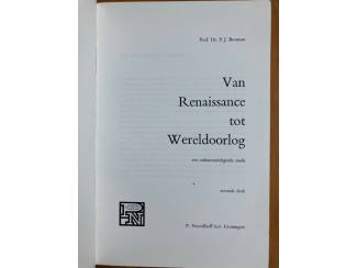 Overige Boeken en Diversen Van renaissance tot wereldoorlog (essays) - Bouman
