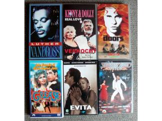 VHS Diverse MUZIEK VHS banden &euro;2,50 per stuk 5 voor &euro;10 MOOI