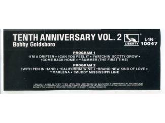 Cassettebandjes Bobby Goldsboro &ndash; Tenth Anniversary 1 & 2 20 nrs 2 cassettes