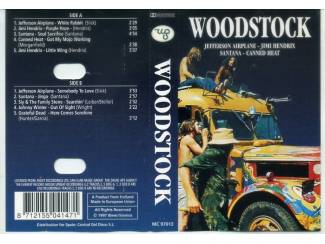 Cassettebandjes Woodstock Diverse artiesten 10 nrs cassette 1997 ZGAN