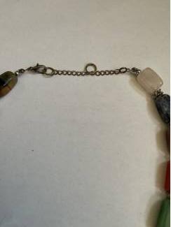 Kettingen Kleurrijke kralenketting 48 cm lang