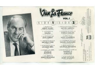 Cassettebandjes Vive La France - Onvergetelijke Chansons Vol. 1 & 2 28 nrs ZGAN