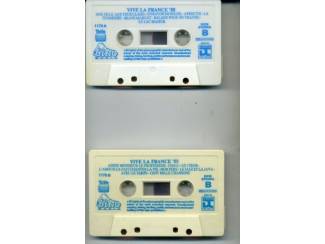 Cassettebandjes Vive La France - Onvergetelijke Chansons Vol. 1 & 2 28 nrs ZGAN