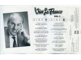 Cassettebandjes Vive La France - Onvergetelijke Chansons Vol. 1 & 2 28 nrs ZGAN