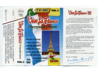 Cassettebandjes Vive La France - Onvergetelijke Chansons Vol. 1 & 2 28 nrs ZGAN