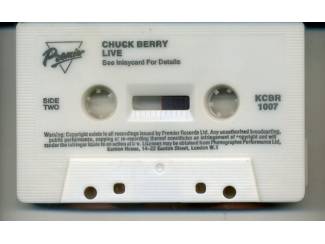 Cassettebandjes Chuck Berry &ndash; Live 7 nrs cassette ZGAN