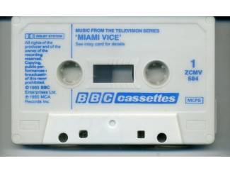 Cassettebandjes Miami Vice Music From The Television Series 11 nrs cassette 1985