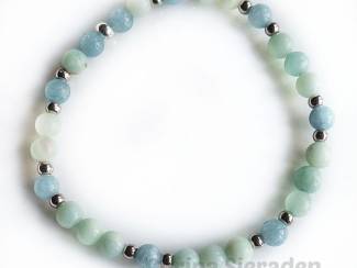 Armbanden Armbandenset van verschillende natuurstenen