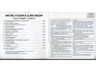CD Michel Fugain &ndash; Fugain & Le Big Bazar 11 nrs CD ZGAN misdruk