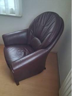 Stoelen Lederen stoel