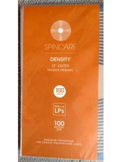 Grammofoon / Vinyl 100 Spincare LP buitenhoezen glashelder 100 micron LDPE NIEUW