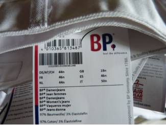 Dameskleding Nieuwe Witte BP Damesjeans / Werkbroek - Maten 44 en 46