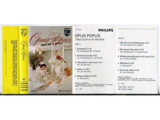 Cassettebandjes Theo Olof & G&eacute; Vrijens &ndash; Opus Popus 10 nrs cassette 1977 ZGAN
